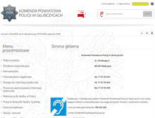 Tablet Screenshot of bip.glubczyce.kpp.policja.gov.pl