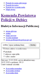 Mobile Screenshot of bip.debica.kpp.policja.gov.pl