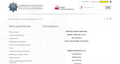 Desktop Screenshot of bip.kluczbork.kpp.policja.gov.pl