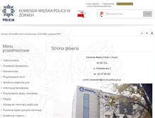 Tablet Screenshot of bip.zory.kmp.policja.gov.pl