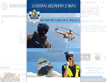 Tablet Screenshot of nowasol.lubuska.policja.gov.pl