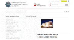 Desktop Screenshot of bip.starogardgdanski.kpp.policja.gov.pl