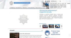 Desktop Screenshot of gliwice.slaska.policja.gov.pl