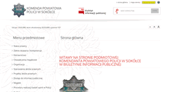Desktop Screenshot of bip.sokolka.kpp.policja.gov.pl