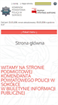 Mobile Screenshot of bip.sokolka.kpp.policja.gov.pl