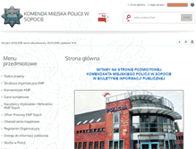 Tablet Screenshot of bip.sopot.kmp.policja.gov.pl