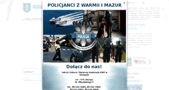 Desktop Screenshot of olsztyn.policja.gov.pl