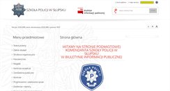 Desktop Screenshot of bip.slupsk.sp.policja.gov.pl