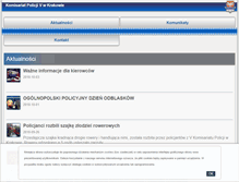 Tablet Screenshot of komisariat5.krakow.malopolska.policja.gov.pl