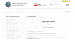 Desktop Screenshot of bip.swidnica.policja.gov.pl