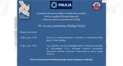 Desktop Screenshot of kppminsk.policja.waw.pl