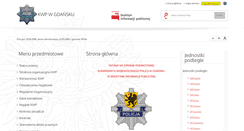Desktop Screenshot of bip.gdansk.kwp.policja.gov.pl