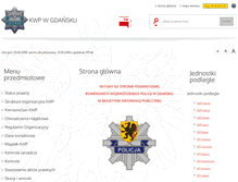 Tablet Screenshot of bip.gdansk.kwp.policja.gov.pl
