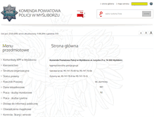 Tablet Screenshot of bip.mysliborz.kpp.policja.gov.pl