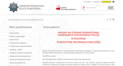 Desktop Screenshot of bip.bilgoraj.kpp.policja.gov.pl