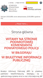 Mobile Screenshot of bip.bilgoraj.kpp.policja.gov.pl