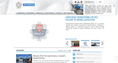 Desktop Screenshot of jarocin.policja.gov.pl